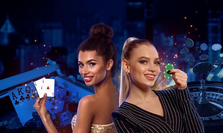 Antarmuka permainan Free Bet Blackjack di opesia menunjukkan pilihan pemain dan kartu-kartu